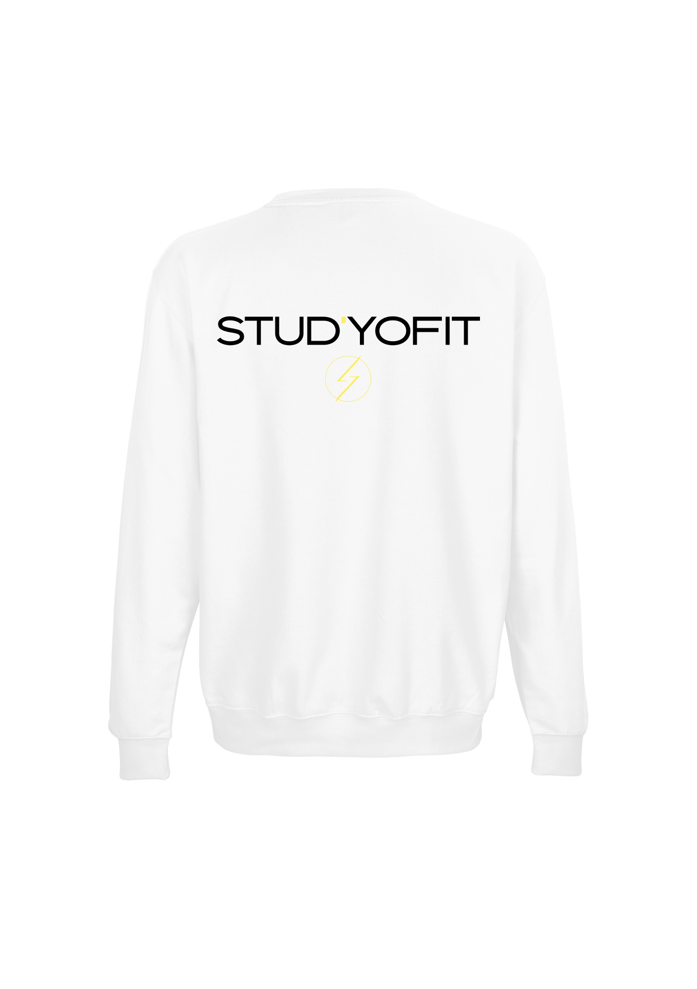 Sweat Adulte Blanc 003 Stud’YoFit - STFIT03-LOGOSTUDYOFIT-COLUMBIABLANCDOS