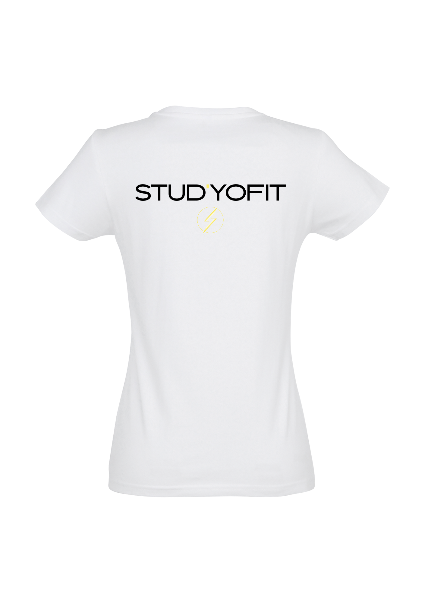 T-shirt Femme Blanc 011 Stud’YoFit - STFIT11-LOGOSTUDYOFIT-IMPERIALFEMMEBLANCDOS