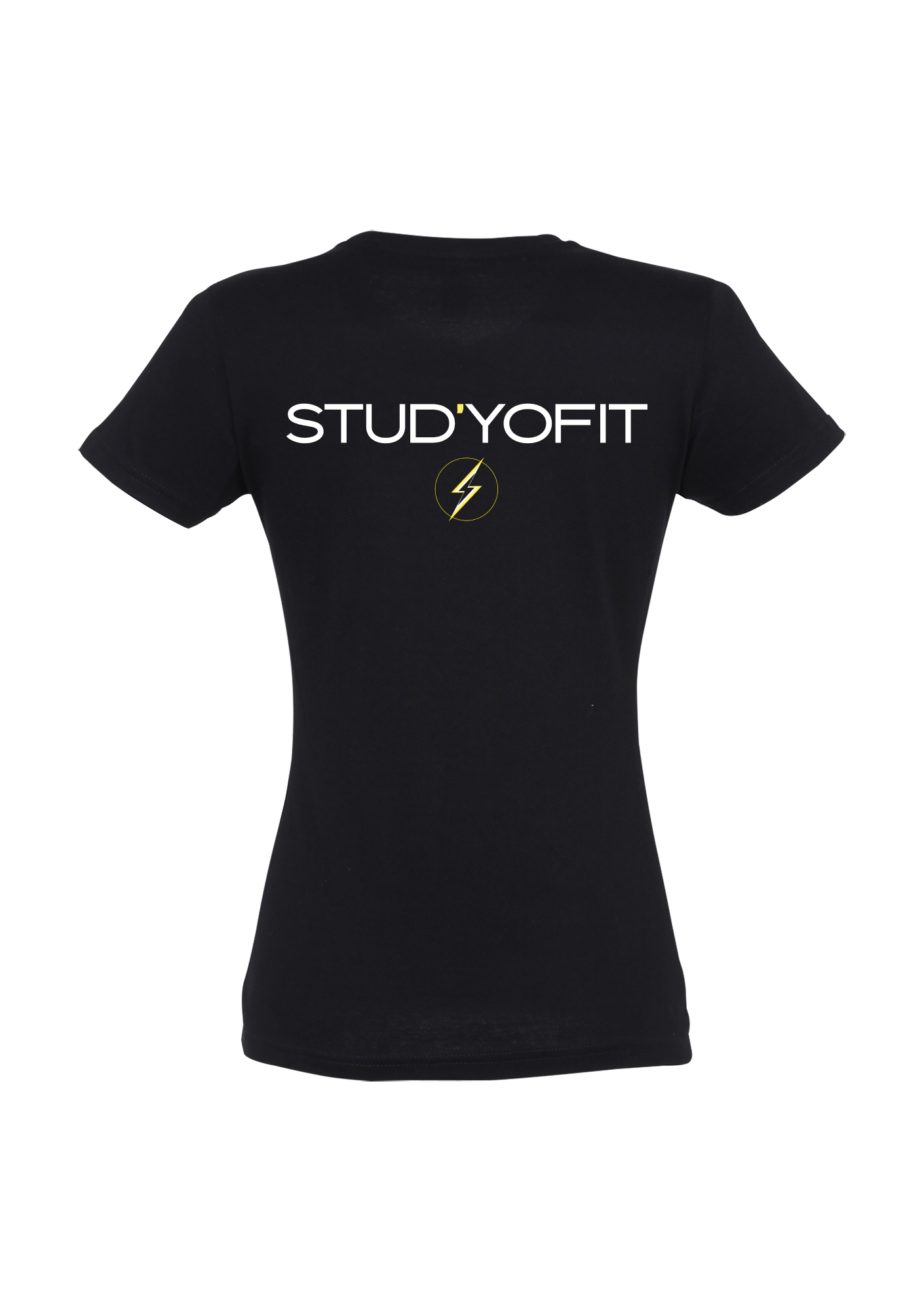 T-shirt Femme Noir 012 Stud’YoFit - STFIT12-LOGOSTUDYOFIT-IMPERIALFEMMENOIRDOS